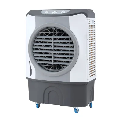 Devanti Evaporative Air Cooler, 45L, White/Blue, 67x42x102cm, 3-in-1 Cooler/Humidifier/Purifier