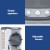 Devanti Evaporative Air Cooler, 45L, White/Blue, 67x42x102cm, 3-in-1 Cooler/Humidifier/Purifier