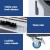 Devanti Evaporative Air Cooler, 45L, White/Blue, 67x42x102cm, 3-in-1 Cooler/Humidifier/Purifier