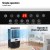 Devanti Evaporative Air Cooler, 60L, White/Blue, 61x42x120cm - 3-in-1 Cooler, Humidifier, Purifier