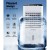Devanti Evaporative Air Cooler Conditioner, 6L, Black & White, 27x30x60cm, 4-in-1 Humidifier & Purifier,