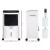 Devanti Evaporative Air Cooler Conditioner, 8L Tank, Black & White, 3-Speed, with Remote Control and Ioniser