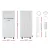 Devanti Portable Air Conditioner 7000BTU 3-in-1 Cooling Fan Dehumidifier, Remote, Timer, for 10-15m² Rooms, White