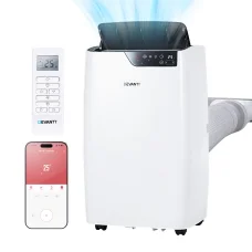 Devanti 12000BTU Portable Air Conditioner with Dehumidifier & Fan, Wi-Fi App Control, Smart Sleep Mode, 3-in-1 Design