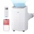 Devanti 14000 BTU Portable Air Conditioner, Dehumidifier & Fan with Wi-Fi, Remote, Quiet Mode, Easy Setup & Mobility