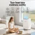 Devanti 14000 BTU Portable Air Conditioner, Dehumidifier & Fan with Wi-Fi, Remote, Quiet Mode, Easy Setup & Mobility