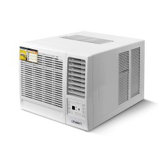Devanti Window Air Conditioner 2.7kW, White - Energy Efficient Cooling with Remote, Timer, and Sleep Mode