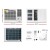 Devanti Window Air Conditioner 2.7kW, White - Energy Efficient Cooling with Remote, Timer, and Sleep Mode