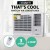 Devanti Window Air Conditioner 2.7kW, White - Energy Efficient Cooling with Remote, Timer, and Sleep Mode