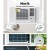 Devanti Window Air Conditioner 2.7kW, White - Energy Efficient Cooling with Remote, Timer, and Sleep Mode