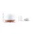 Devanti Ultrasonic Aroma Diffuser, ABS & PP, 500ml, White & Light Wood, 7-Color LED, Humidifier & Purifier