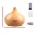 Devanti Aroma Diffuser Aromatherapy Humidifier, Light Wood Grain, 300ml, 7-Color LED, Zen-Inspired Design