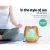 Devanti Aroma Diffuser, Light Wood Grain, 500ml, Ultrasonic 4-in-1 Humidifier, Purifier, Night Light, Remote Control