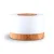 Devanti 500ml Ultrasonic Aroma Diffuser in Light Wood with 7-Colour LED Night Light, Remote Control & Timer Functions