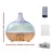 Devanti 400ml 3D Glass Aroma Diffuser - Ultrasonic Humidifier, Purifier, 7-Colour LED Night Light, Remote Control