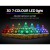 Devanti 400ml 3D Glass Aroma Diffuser - Ultrasonic Humidifier, Purifier, 7-Colour LED Night Light, Remote Control
