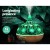 Devanti 400ml 3D Glass Aroma Diffuser - Ultrasonic Humidifier, Purifier, 7-Colour LED Night Light, Remote Control