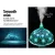 Devanti 400ml 3D Glass Aroma Diffuser - Ultrasonic Humidifier, Purifier, 7-Colour LED Night Light, Remote Control