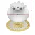 Devanti Ultrasonic Aroma Diffuser, Ceramic, 200ml, White - Lotus Design, Aromatherapy, Humidifier, Purifier