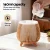 Devanti Ultrasonic Aroma Diffuser 140ml LED, Textured Deep Wood Design, 7-Colour Light, 4-in-1 Humidifier & Purifier Devanti Ultrasonic Aroma Diffuser 140ml LED, Textured Deep Wood Design, 7-Colour Light, 4-in-1 Humidifier & Purifier