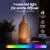 Devanti 4-in-1 Ultrasonic Aroma Diffuser 200ml - Light Wood Grain, LED Colours, Mist Modes, Timer, Quiet Operation