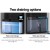 Devanti Dehumidifier and Air Purifier, ABS Plastic, 2L Capacity, Black, 30sqm Coverage, Quiet Operation, 1-Year Warranty