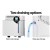 Devanti Dehumidifier and Air Purifier, Plastic, 12L/Day, White, Quiet Operation, LED Display, Washable Filter, Portable