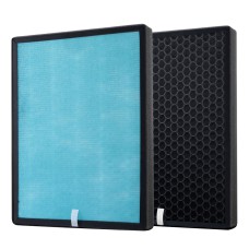 Devanti Air Purifier 4-Layer HEPA Replacement Filter, H11 Grade, 24x3.5x30cm, Active Carbon, Cold Catalyst, Odour Removal