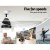 Devanti 48 Inch White Ceiling Fan with DC Motor, 5 Speeds, Remote Control, Built-in LED Light, Timer & Reverse Cycle