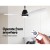 Devanti 48 Inch White Ceiling Fan with DC Motor, 5 Speeds, Remote Control, Built-in LED Light, Timer & Reverse Cycle