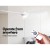 Devanti 52'' White Ceiling Fan with DC Motor, LED Light, Remote Control, 6 Speeds, Quiet Operation, Energy Efficient