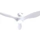 Devanti 52'' White Ceiling Fan with DC Motor, LED Light, Remote Control, 6 Speeds, Quiet Operation, Energy Efficient