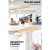 Devanti 52" Ceiling Fan with AC Motor, LED Light, Remote Control, Light Wood Blades, 3 Speeds, Indoor/Outdoor Use