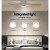Devanti 52" Ceiling Fan DC Motor with LED Light and Remote, 3 Quiet ABS Blades, Reverse Cycle, Light Wood Finish