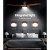 Devanti 52" Ceiling Fan with AC Motor, 3 Wooden Blades, LED Light, Remote, 3 Speeds, Quiet, Indoor/Outdoor Use