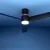 Devanti 52" Black Ceiling Fan with Quiet DC Motor, Remote, LED Light, 5 Speeds & Reverse Cycle for Indoor/Outdoor Use