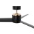 Devanti 52" Black Ceiling Fan with Quiet DC Motor, Remote, LED Light, 5 Speeds & Reverse Cycle for Indoor/Outdoor Use