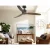 Devanti 52" Wooden Ceiling Fan, 3 Speeds, AC Motor, Remote Control, Dark Wood, Quiet, Energy-Efficient, Indoor/Outdoor