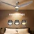 Devanti 64 Inch Ceiling Fan DC Motor with LED Light and Remote, 3 Blades, 5 Speeds, Silver, Indoor/Outdoor Use