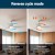 Devanti 64 Inch Ceiling Fan DC Motor with LED Light and Remote, 3 Blades, 5 Speeds, Silver, Indoor/Outdoor Use