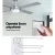 Devanti 52" Silver Ceiling Fan w/AC Motor, LED Light & Remote - 3 Speeds, Reverse Mode, Quiet Operation, 1-Year Warranty