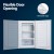 Devanti 81L Upright Freezer Fridge White - Compact, Quiet, Energy-Efficient with Fast-Freezing & Adjustable Temperature