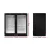 Devanti 198L Black Bar Fridge, Dual Glass Doors, LED Light, Adjustable Temp 2°C-10°C, Energy Efficient, Commercial Use