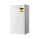 Devanti Bar Fridge, White, 95L - Compact & Portable, Energy-Efficient with Twin Temperature Zones & Eco-Friendly Design