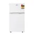 Devanti 80L Bar Fridge Mini Freezer White, Energy Efficient, Dual Zone, 6 Level Temp Control, LED, Crisper Drawer