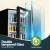 Devanti 105L Bar Fridge - Black Glass Door Mini Fridge with Adjustable Shelves, LED Light, and 6 Temp Settings