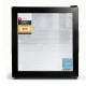 Devanti 40L Bar Fridge - Black Glass Door Mini Fridge, 6 Temp Settings, LED Light, Adjustable Shelves, Compact Design