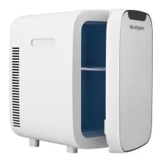 Glacio 22L Mini Fridge Portable Cooler & Warmer, White, Dual Power 12V/220V, Quiet, Compact, Tempered Glass Door