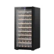 Devanti Wine Fridge Cooler, Metal, 66-Bottle Capacity, Black, 49.5x60x104cm, UV Glass, Digital Control, No-Frost
