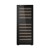 Devanti 80 Bottle Dual Zone Wine Fridge Cooler, Compressor, UV Glass Door, Digital Control, Black, No-Frost